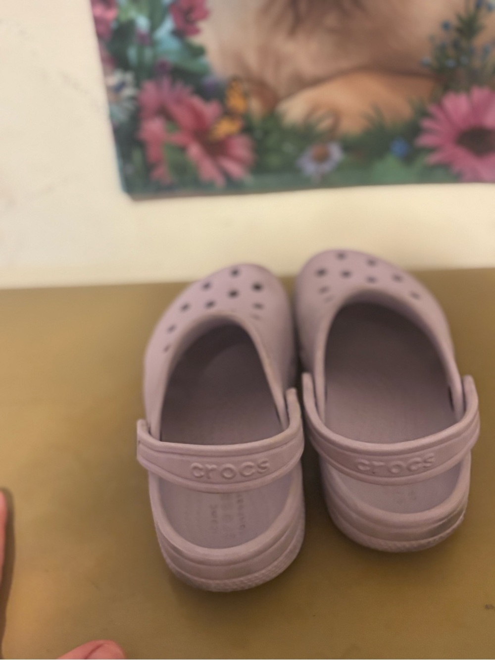 CROCS Kids Lilac Slip-On Clogs - Picture 6 of 8